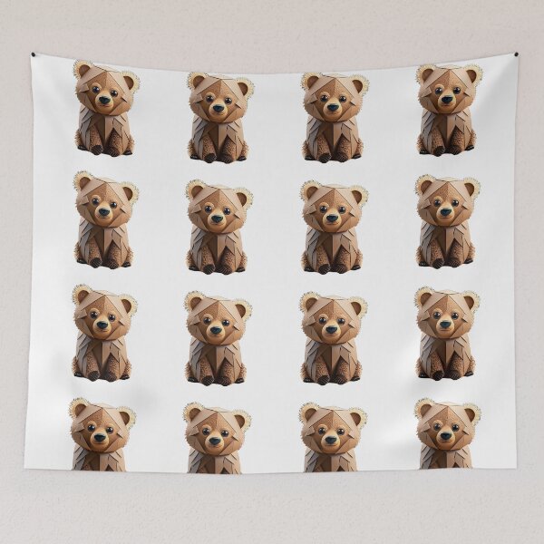 Item preview, Brown and Golden Cute Bear designed and sold by CreateDreamz.