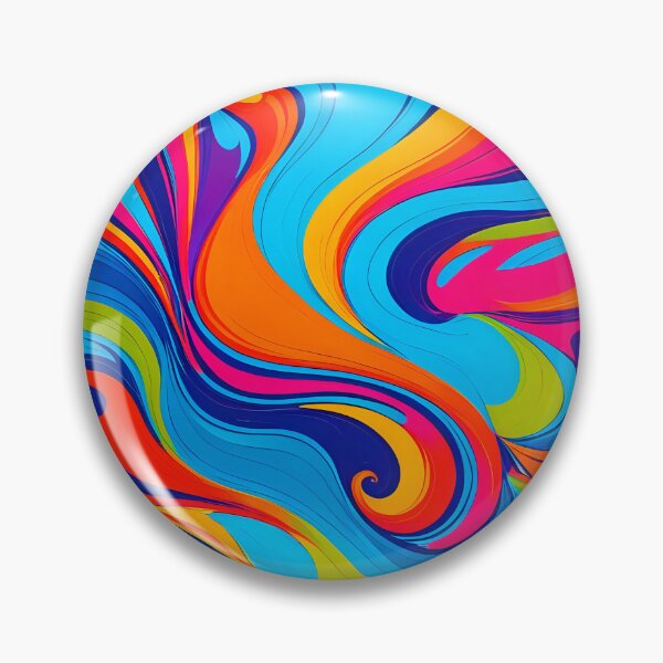 Item preview, Swirly style vibrant pattern  designed and sold by Studio Quirk.
