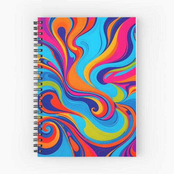 Item preview, Swirly style vibrant pattern  designed and sold by Studio Quirk.