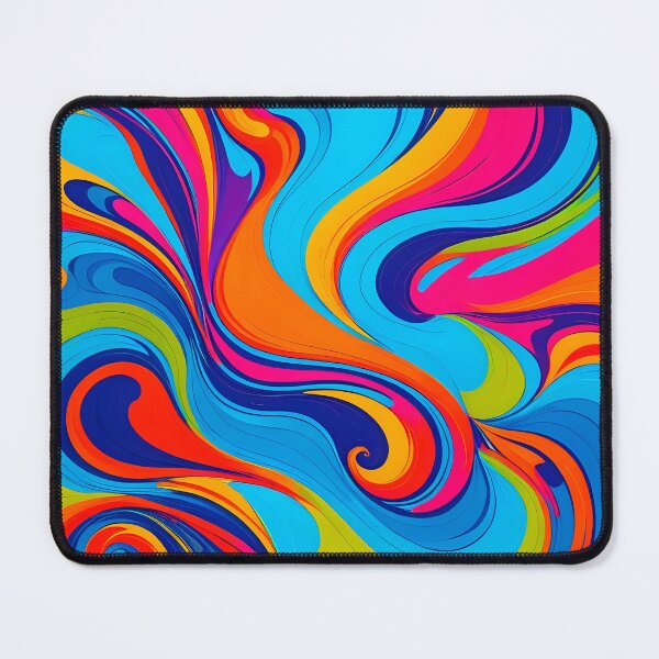 Item preview, Swirly style vibrant pattern designed and sold by Studio Quirk.