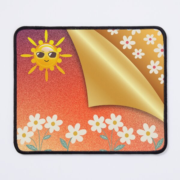 Item preview, Sun Wearing Sunglasses Watching Over Flowers designed and sold by WhiteSoftPetals.