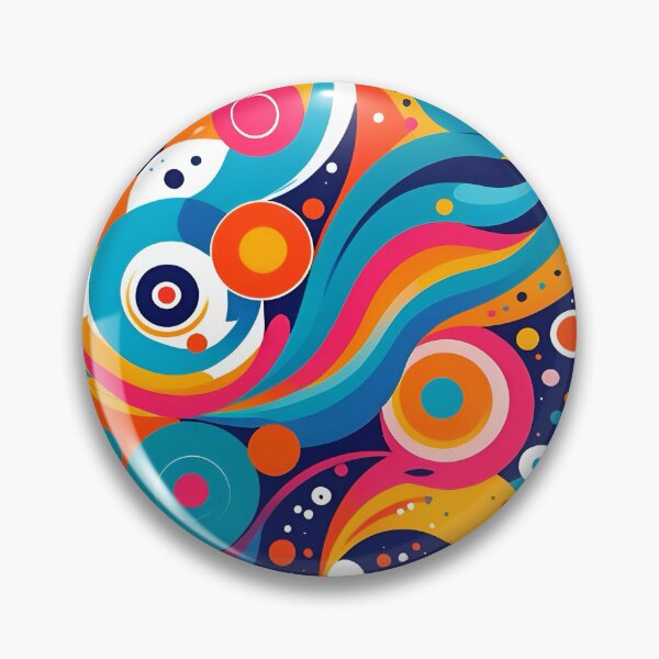 Item preview, Copy of Swirly style vibrant pattern  designed and sold by Studio Quirk.