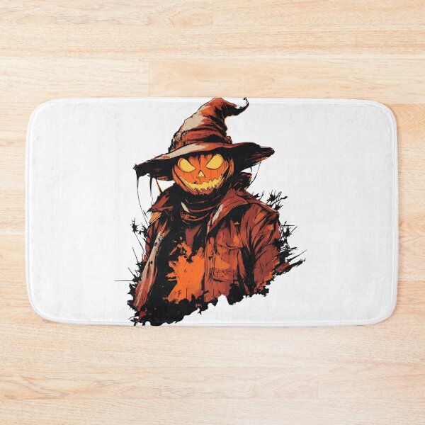 Item preview, Pumpkin Head Scarecrow | Spooky Halloween Illustration designed and sold by Petru&Myself.