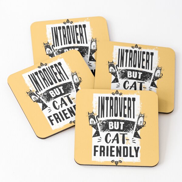 Item preview, Introvert But Cat-Friendly designed and sold by Syrupulse.