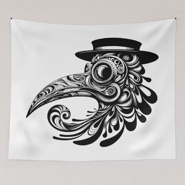 Item preview, Plague Doctor vintage design designed and sold by Lisa Heißler.
