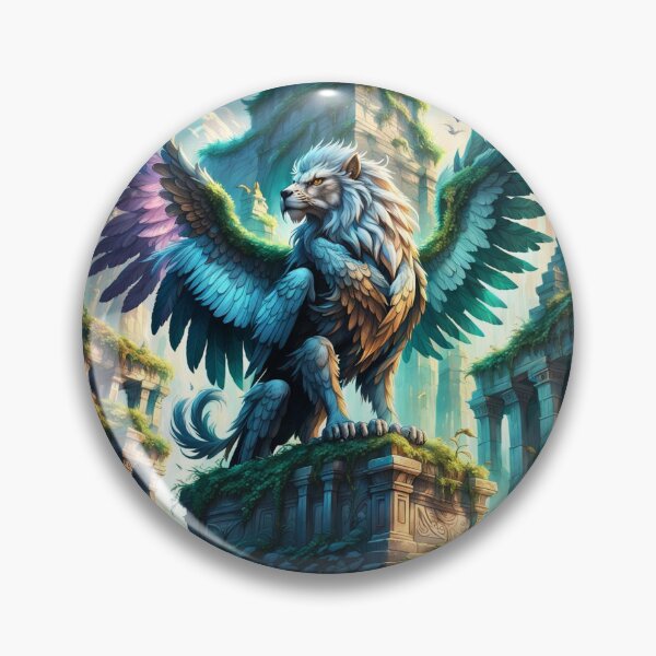 Item preview,  Ancient Griffin Protecting Hidden Temple designed and sold by koreatvtea.