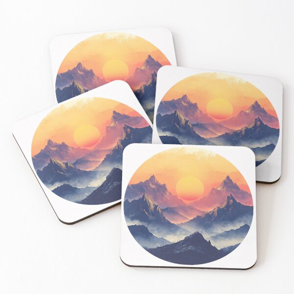 Item preview, Sunset Mountains designed and sold by Artcurrents.