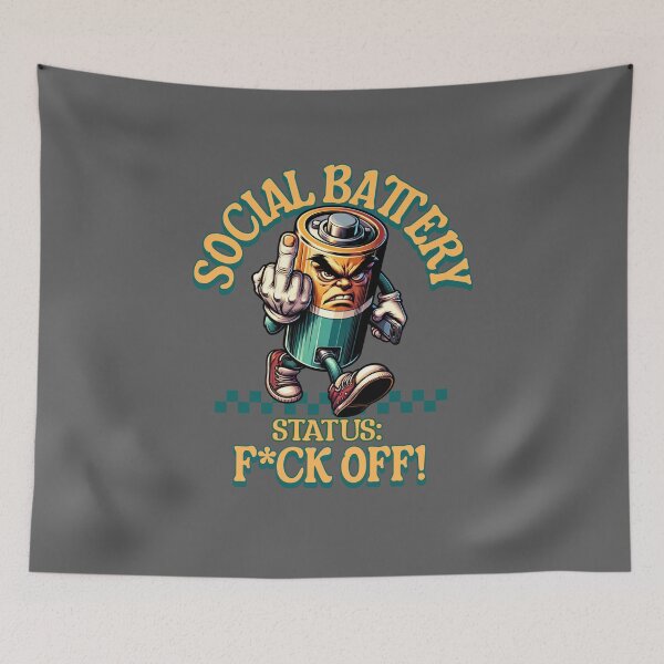 Item preview, An introverts Social battery is never full. designed and sold by Shelmodine79.