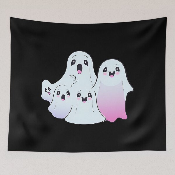 Item preview, Adorable & Eerie Ghost: Surrealism Meets Synthwave D1 designed and sold by pixelandcrafted.