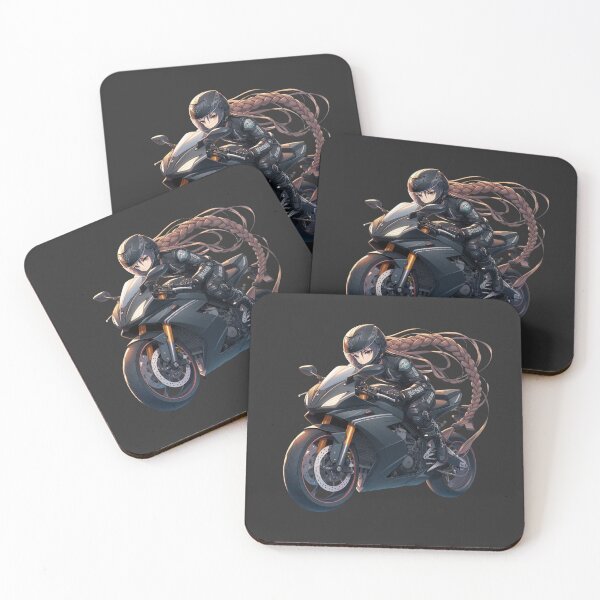 Item preview, Anime Motorcycle Girl, Woman on the motorcycle, Moto passion designed and sold by Cr320.