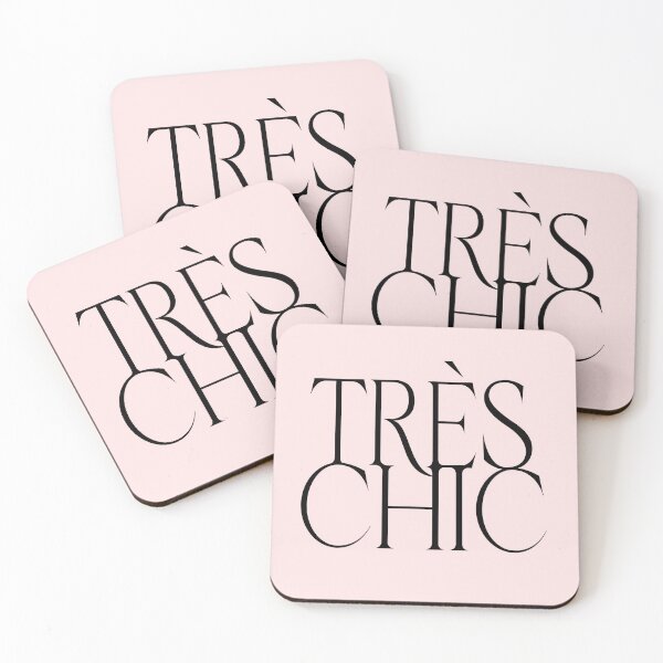 Item preview, Tres Chic (Very Stylish) French Words designed and sold by Jeallan Designs.