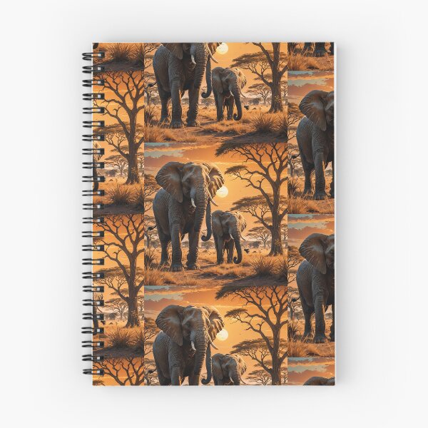 Item preview, Mighty Elephant in African Savannah designed and sold by koreatvtea.