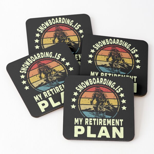 Item preview, Snowboarding Is My Retirement Plan Funny Retired Snowboarder Quote designed and sold by saadabs.