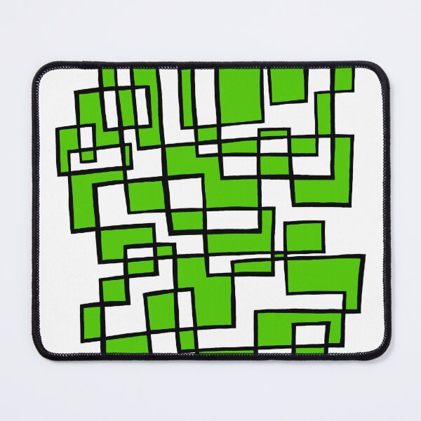 Item preview, Squid Grid No. 2 with lime green infill designed and sold by ABellyIrked.