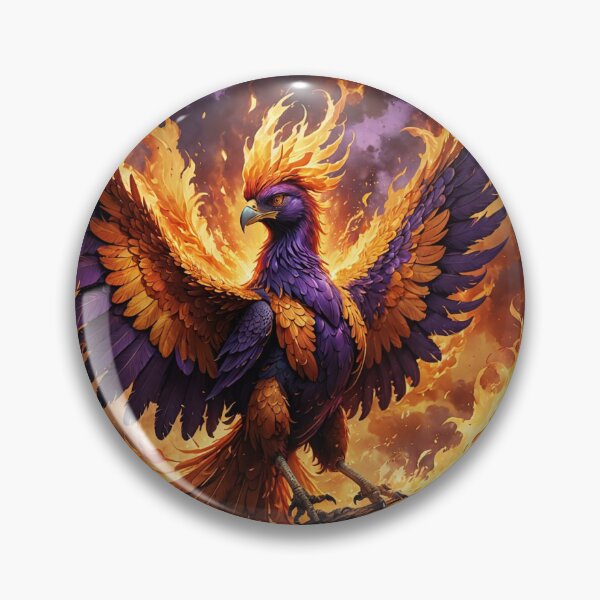 Item preview, Mystical Phoenix Rising from Flames designed and sold by koreatvtea.