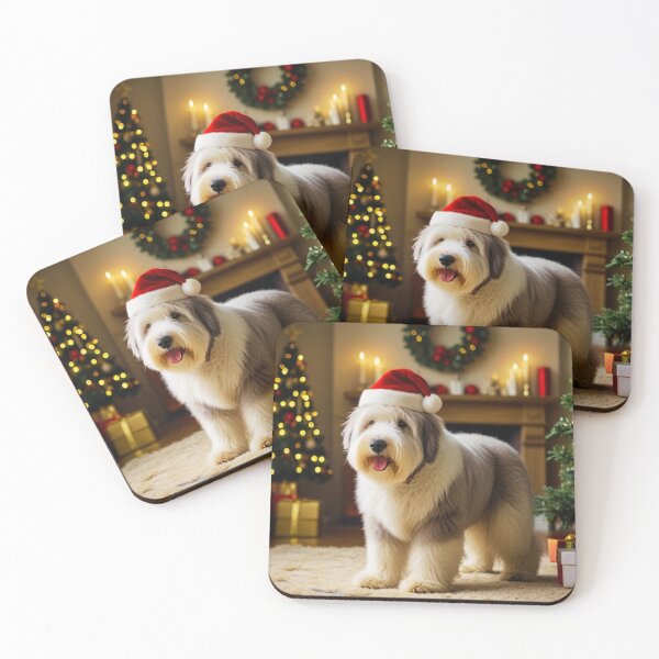 Item preview, Old English Sheepdog Christmas designed and sold by ChaosReigns91.
