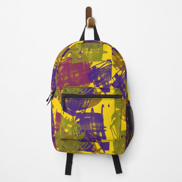 Item preview, Abstract Colors on Yellow Canvas designed and sold by Calau-art.