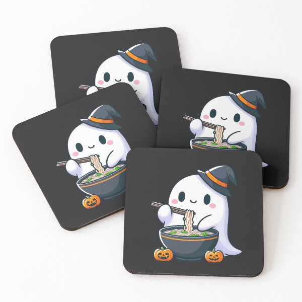 Item preview, Kawaii Ghost Eating Ramon designed and sold by Diane Gotti.