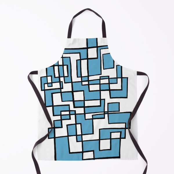 Item preview, Squid Grid No. 2 with sky blue infill designed and sold by ABellyIrked.