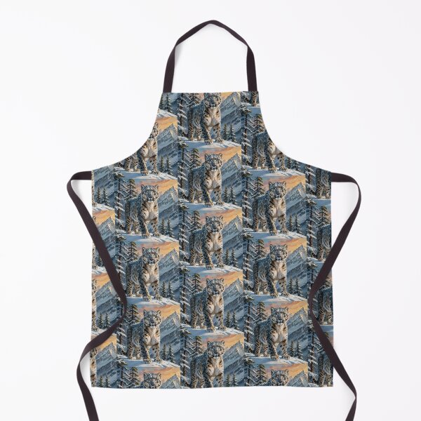 Item preview, Snow Leopard Camouflaged in Himalayan Snow designed and sold by koreatvtea.
