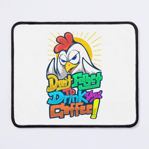 Item preview, Rooster Telling "Don't Forget To Drink Your Coffee!" designed and sold by Edchua16.
