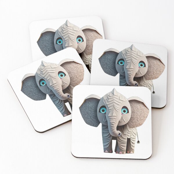 Item preview, Cute Origami Elephant designed and sold by CreateDreamz.