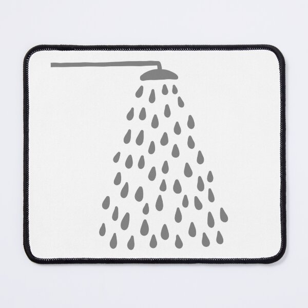 Item preview, Shower in bathroom in grey designed and sold by bigmoments.