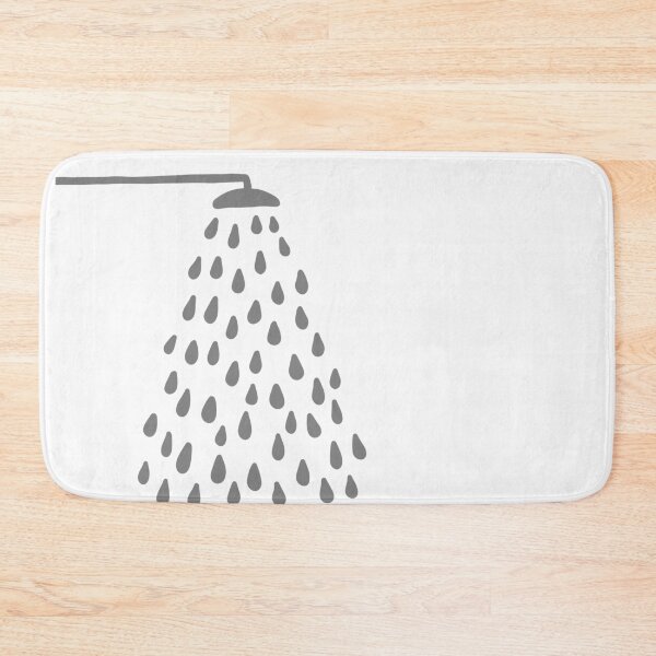 Item preview, Shower in bathroom in grey designed and sold by bigmoments.