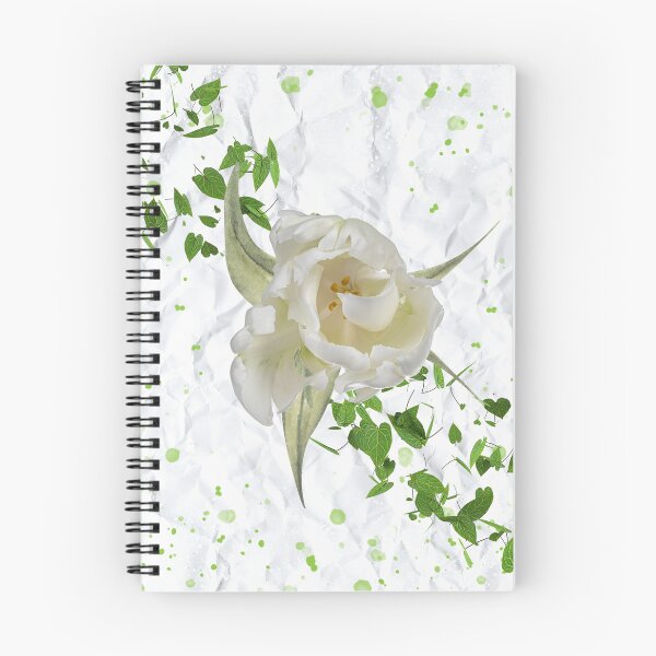 Item preview, White Ruffled Tulip  designed and sold by WhiteSoftPetals.