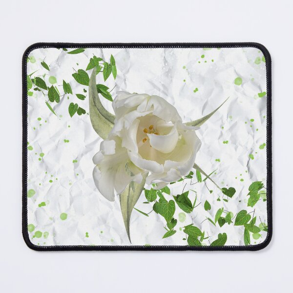 Item preview, White Ruffled Tulip  designed and sold by WhiteSoftPetals.