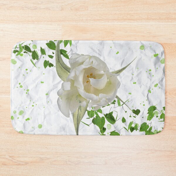 Item preview, White Ruffled Tulip  designed and sold by WhiteSoftPetals.