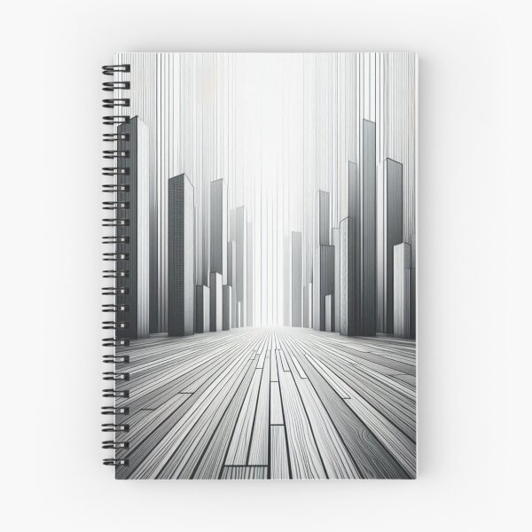 Item preview, Abstract Fantasy Boarding Leading to Skyscrapers Like Logs designed and sold by Gaborai.