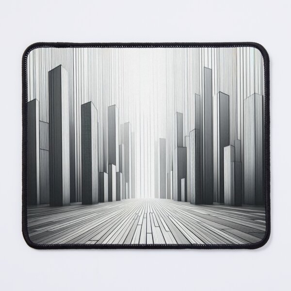 Item preview, Abstract Fantasy Boarding Leading to Skyscrapers Like Logs designed and sold by Gaborai.