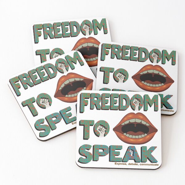 Item preview, Express, Debate, Communicate - Freedom to Offend-Green overlay  designed and sold by KateVanFloofno1.