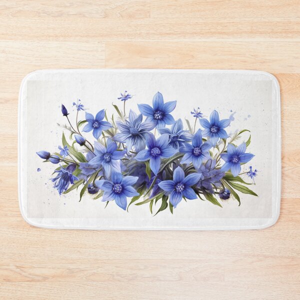 Item preview, Borage Star Flowers Illustration designed and sold by Roxane Bay.