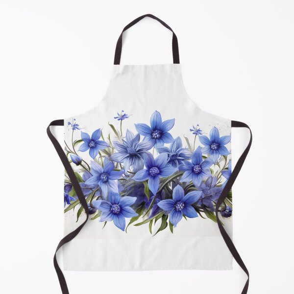 Item preview, Borage Star Flowers Illustration designed and sold by Roxane Bay.