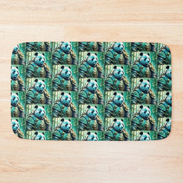 Item preview, Warrior Panda in Bamboo Forest designed and sold by koreatvtea.