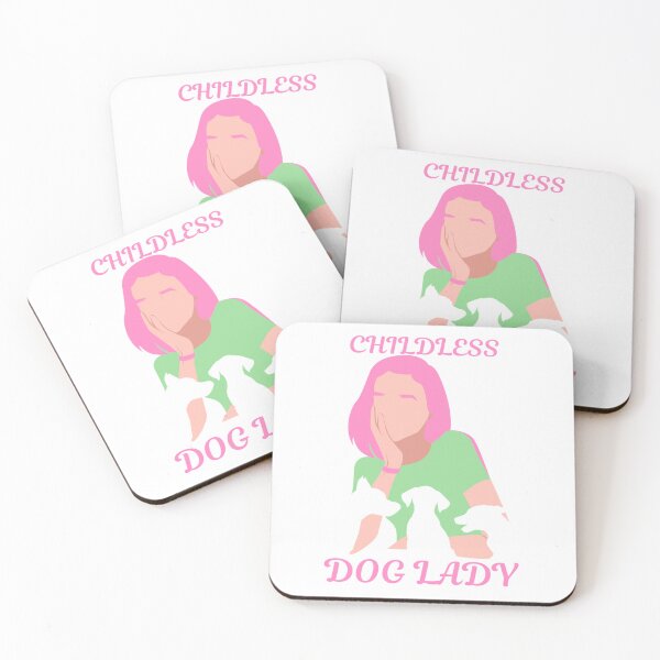 Item preview, Childless dog lady designed and sold by NanaCrafted.