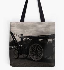 Steam Engine in mono Tote Bag