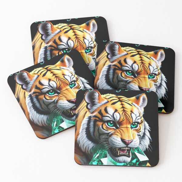 Item preview, Tiger and Emerald designed and sold by CamillaCreation.