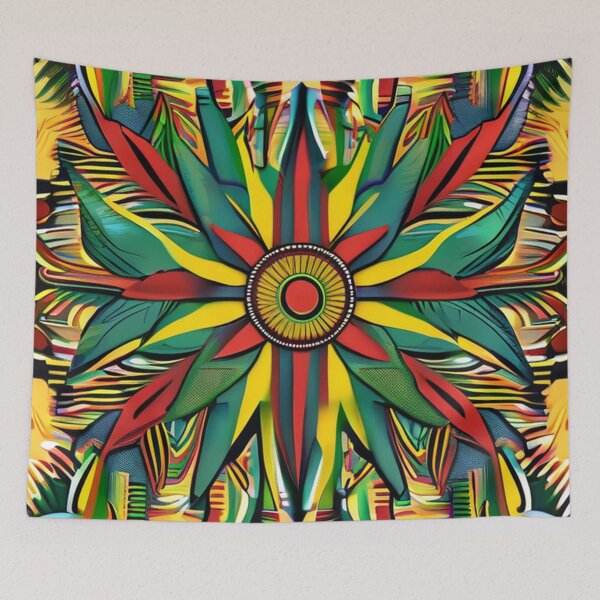 Item preview, Jamaican Vibes: Symphony of Abstract Colors designed and sold by butikoshop.