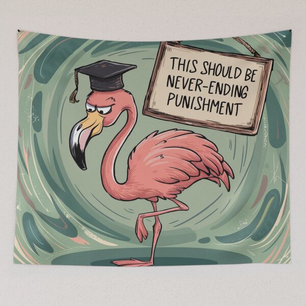 Item preview, Flamingo prank/Were the flamingos punished? designed and sold by catcraftss.