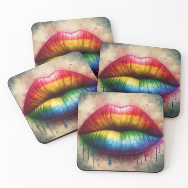 Item preview, Rainbow Lips 2 designed and sold by Sybille-Yates.