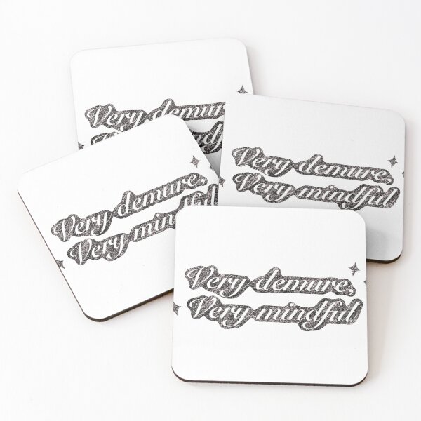 Item preview, Very demure very mindful (glitter black) designed and sold by SnugbugStudios.