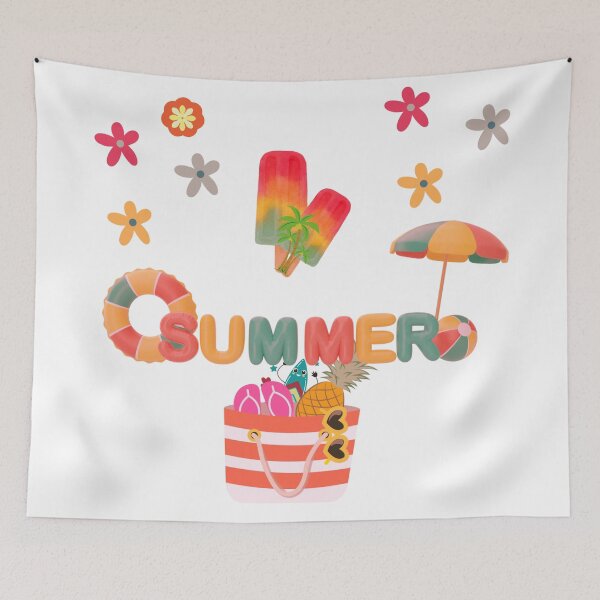 Item preview, Summer Vibes abstract art designed and sold by Modern-Tropical.