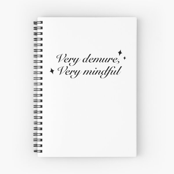 Item preview, Very demure very mindful (black) designed and sold by SnugbugStudios.