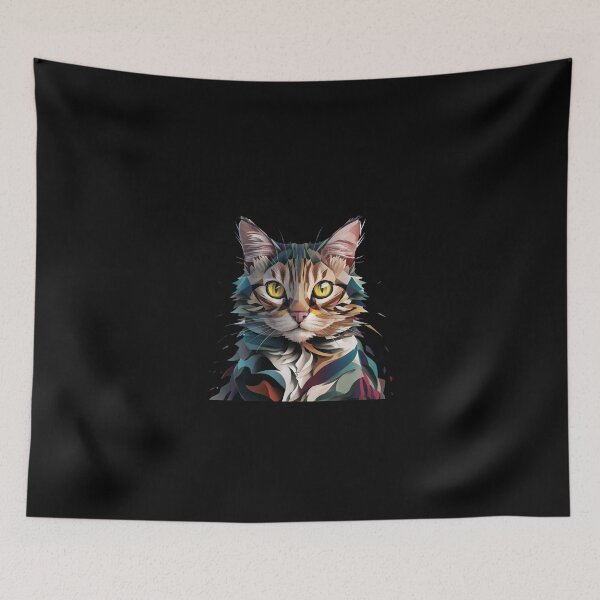 Item preview, Geometric Cat designed and sold by Worldofgifts.