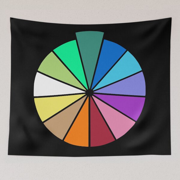 Item preview, World of Warcraft class color wheel Evoker designed and sold by Heteyy.