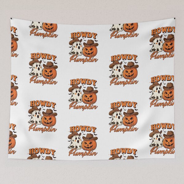 Item preview, Howdy Pumpkin Ghost Spooky Halloween  designed and sold by raedattia.