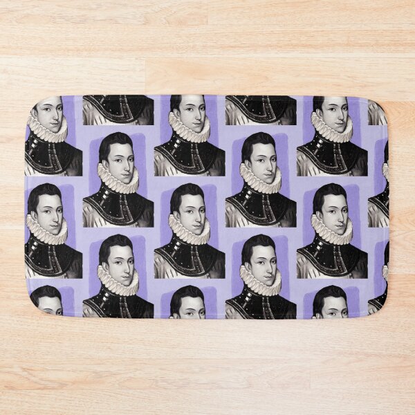 Item preview, English Poet Philip Sidney - Purple - illustration  designed and sold by Litstoy.